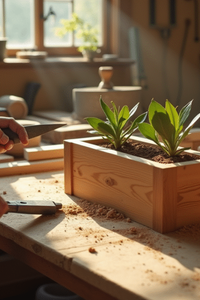 Du bois brut à la jardinière : l’art de fabriquer soi-même
