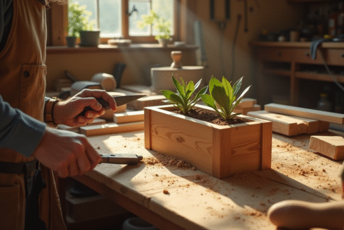 Du bois brut à la jardinière : l’art de fabriquer soi-même