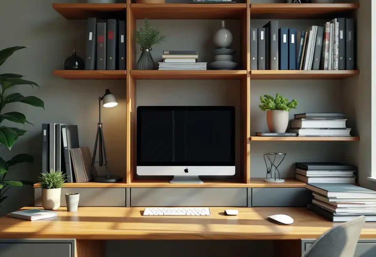 Les secrets d’un bureau-armoire bien organisé